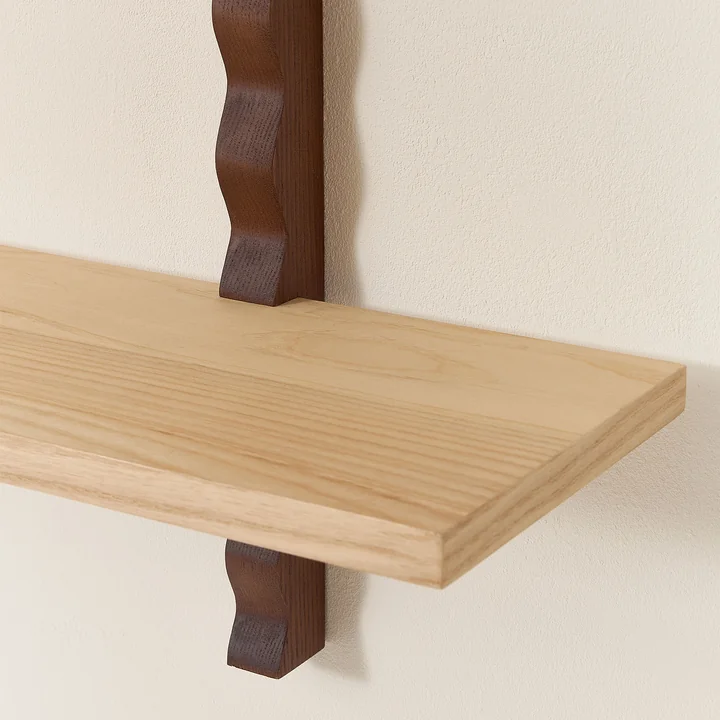 Nobodinoz x Heju - Étagère murale 90 x 102 cm, frêne naturel