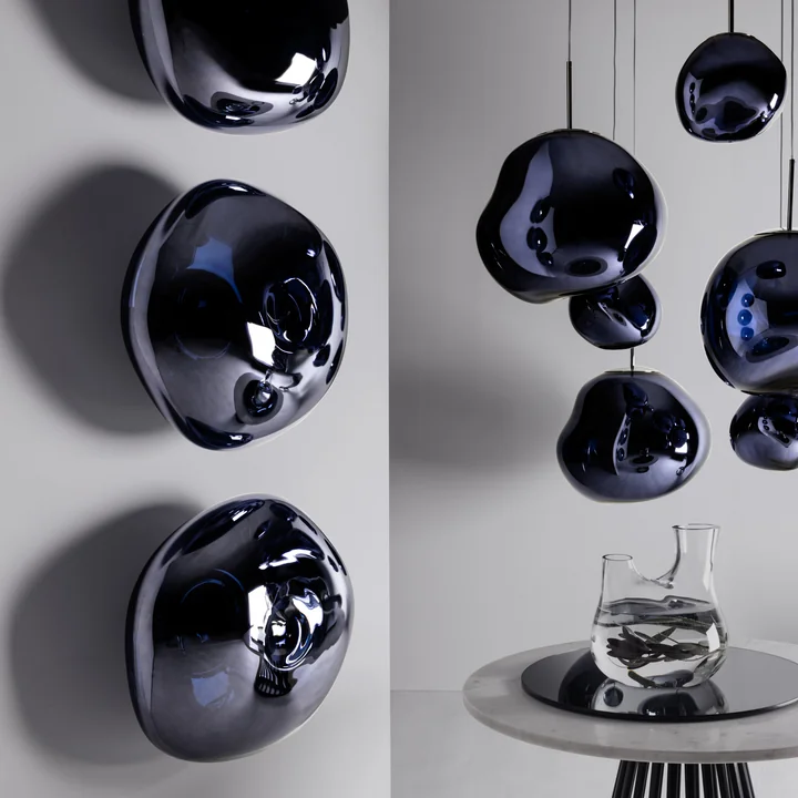 Tom Dixon - Melt LED Applique / Plafonnier, 50 x 28 cm, smoke