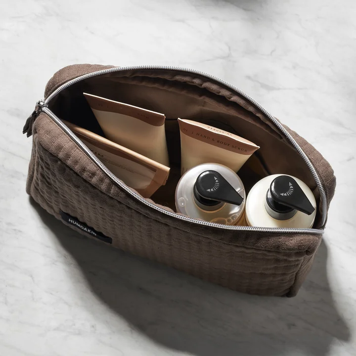 Humdakin - Trousse de toilette, lin, forêt