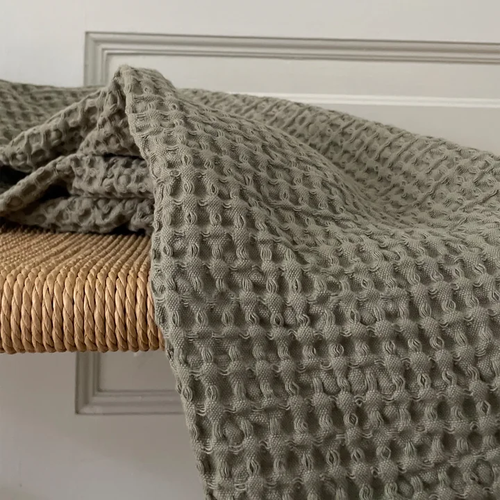 La serviette à structure gaufrée de Humdakin, 55 x 80 cm, oak