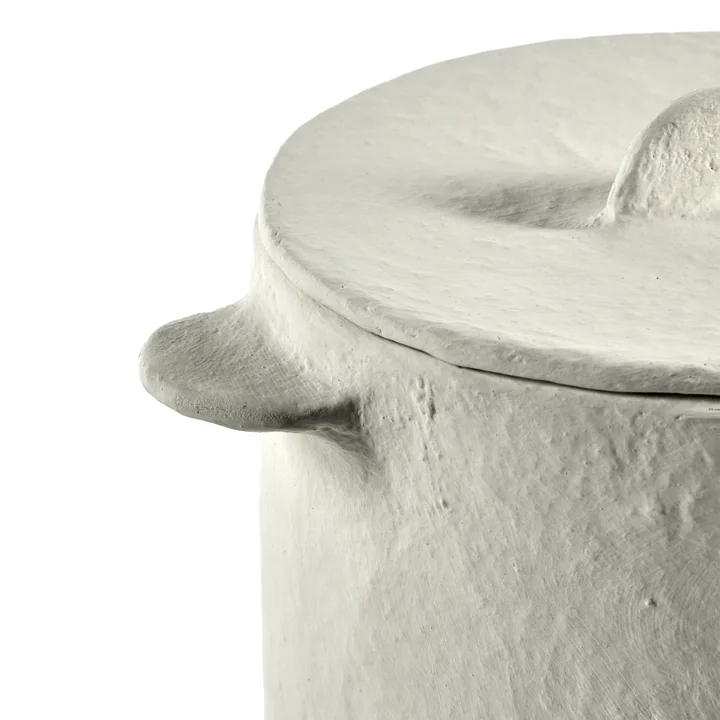 Serax - Earth Pot avec couvercle S, blanc