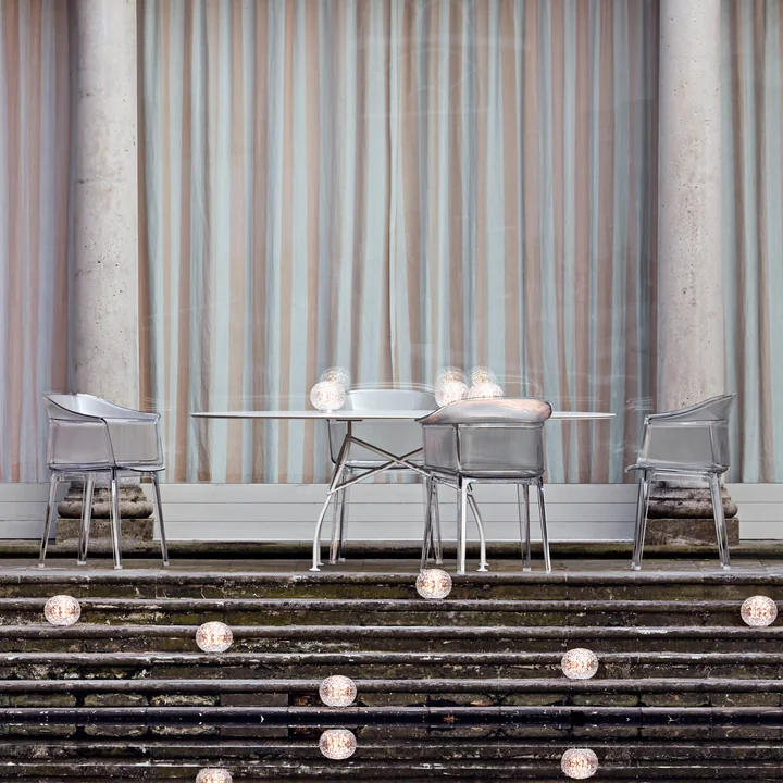 Kartell - Papyros fauteuil, transparent