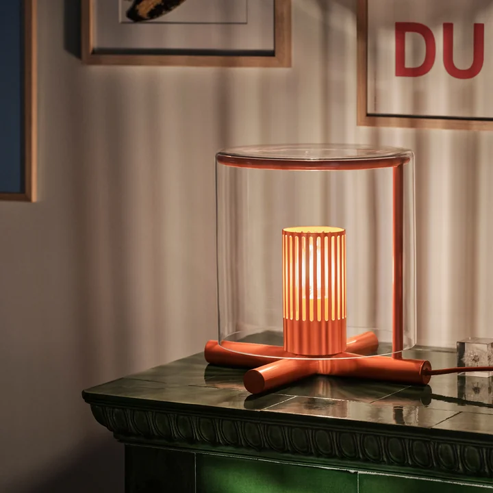 Design House Stockholm - Fireplace lampe de table, orange