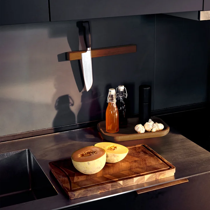 Andersen Furniture - Porte-couteau 32 cm, frêne fumé / huilé