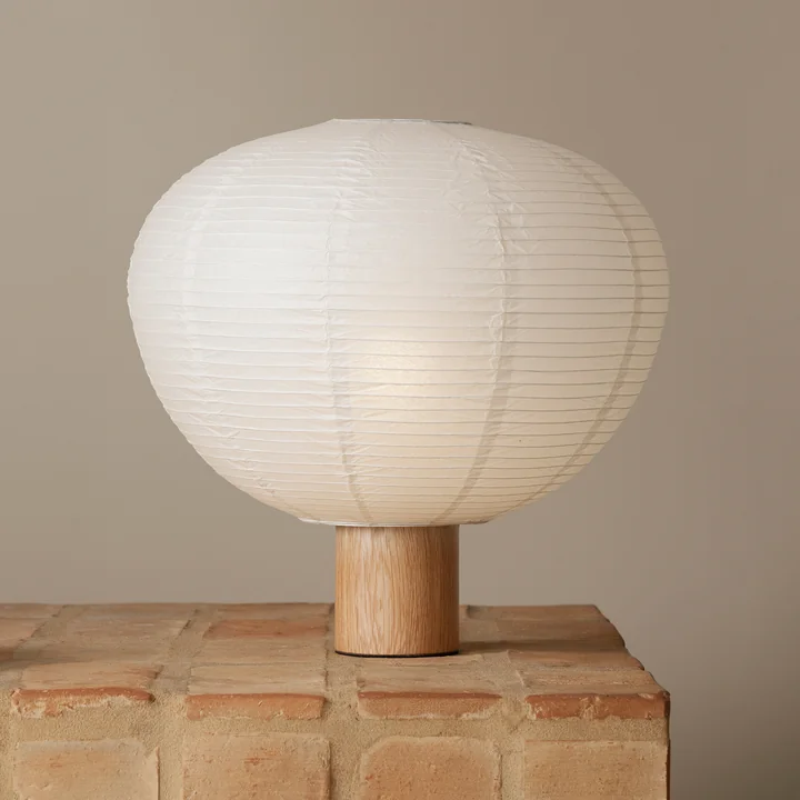 Blomus - Kami Lampe de table, Ø 46 x 45 cm, chêne
