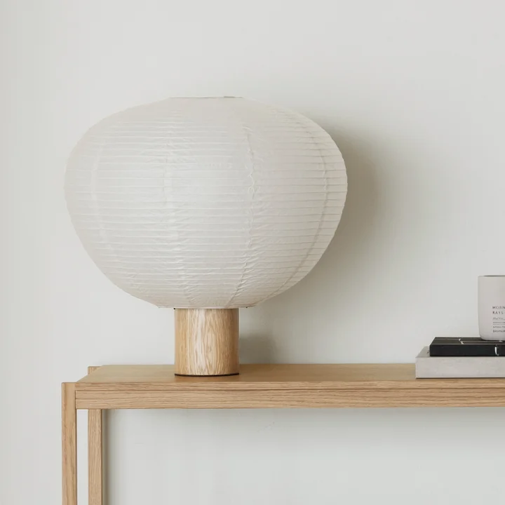 Blomus - Kami Lampe de table, Ø 46 x 45 cm, chêne