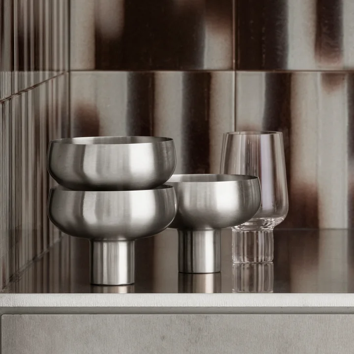 Blomus - Koyoi coupe à champagne, acier inoxydable mat