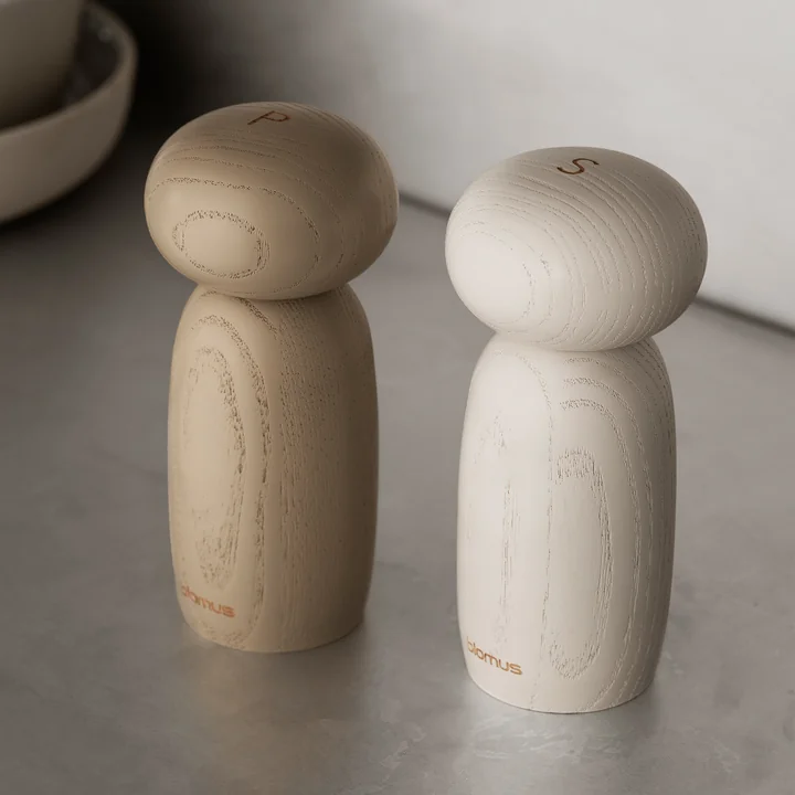 Blomus - Moli Moulin à sel et à poivre, moonbeam / nomad (lot de 2)