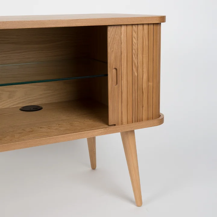 Zuiver - Barbier Buffet avec portes coulissantes, frêne