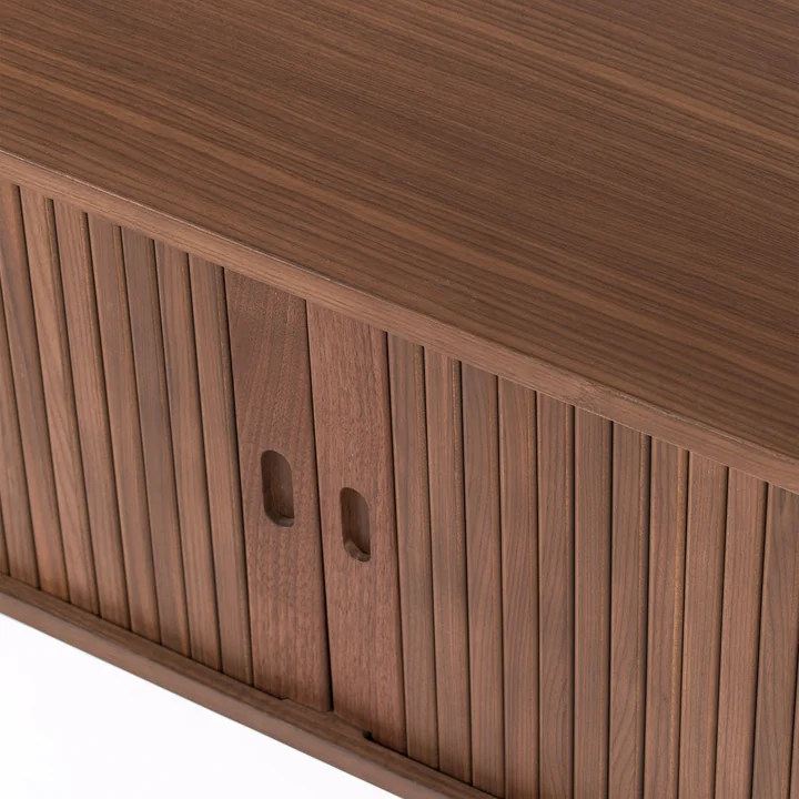 Zuiver - Barbier Buffet avec portes coulissantes, noyer