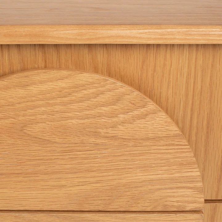 Zuiver - Groove Table de nuit, chêne