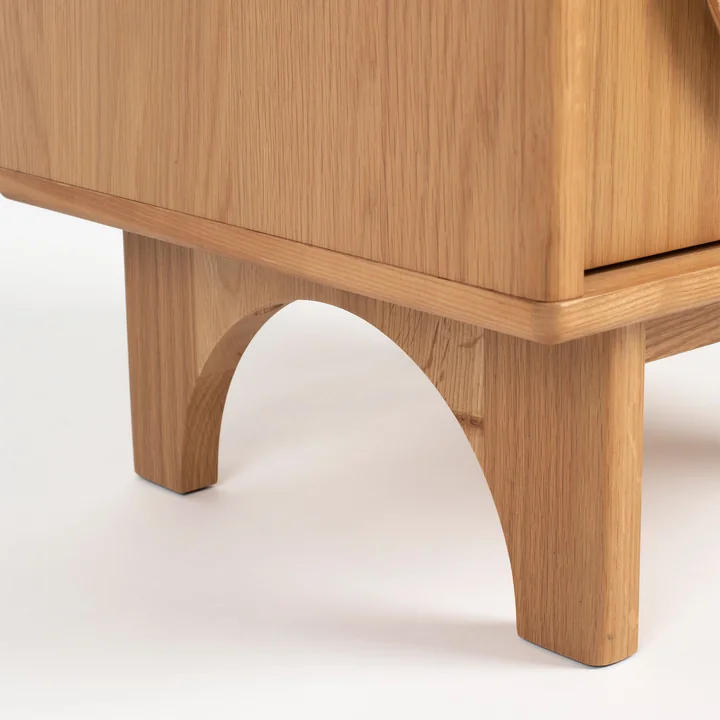 Zuiver - Groove Table de nuit, chêne