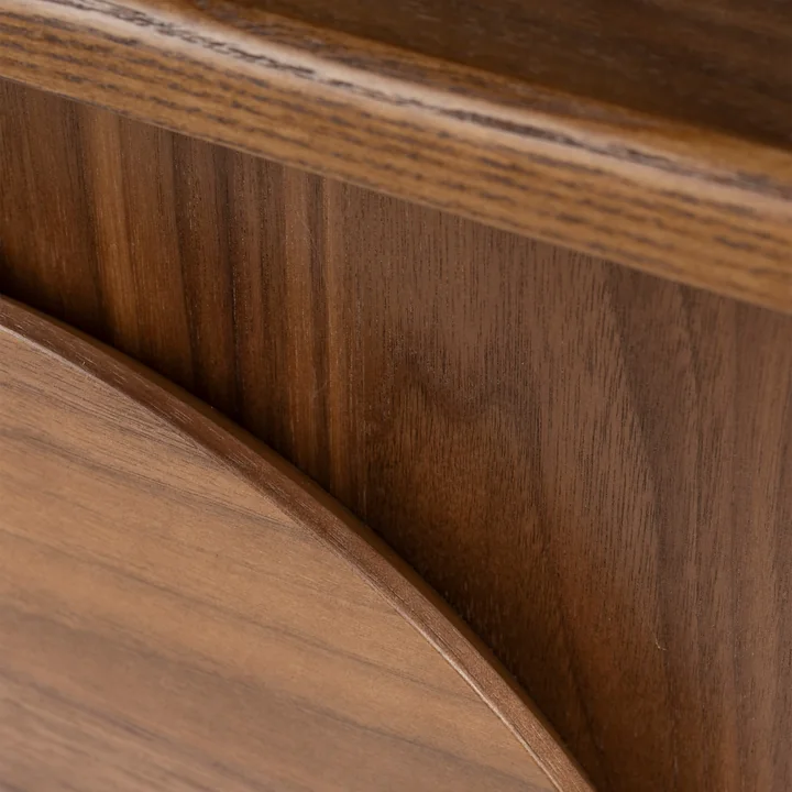 Zuiver - Groove Table de nuit, noyer