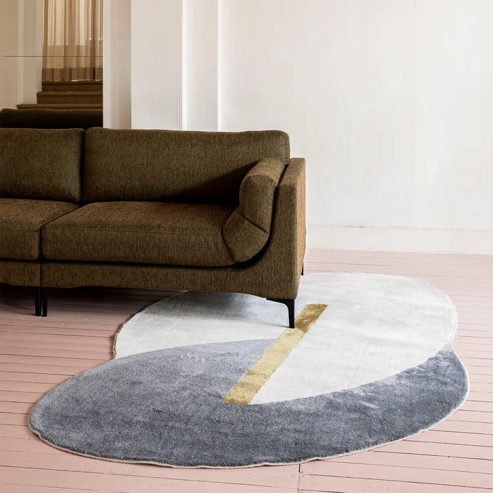 Zuiver - Phila Tapis, 160 x 257 cm, bleu