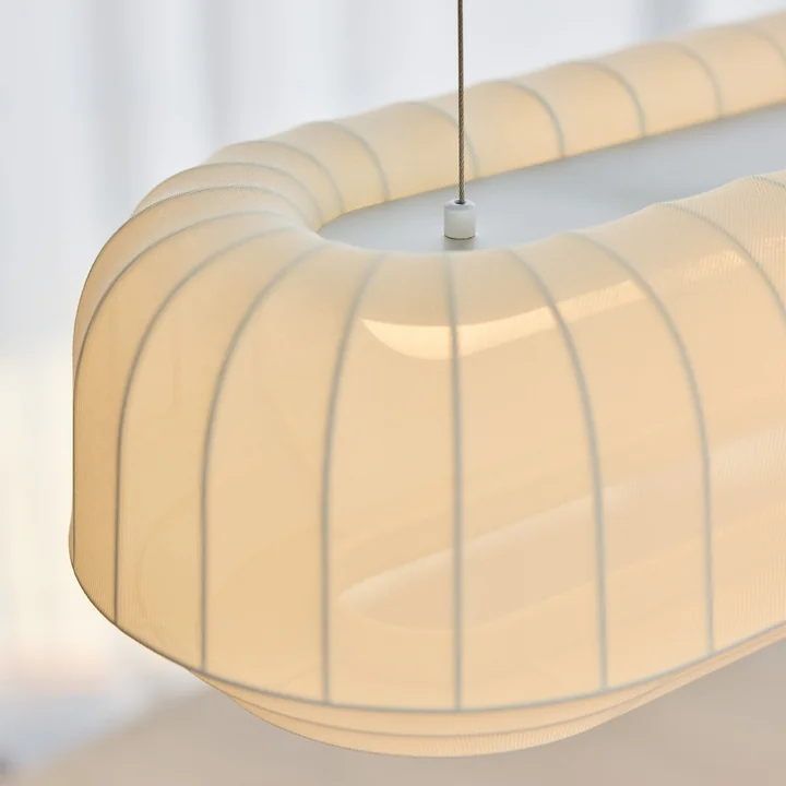 Northern - Tradition LED suspension, linéaire, L 120 cm, blanc cassé