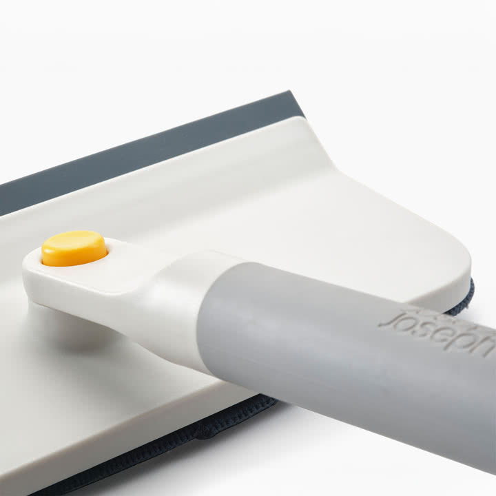 Joseph Joseph - CleanTech raclette et essuie-vitre en microfibre 2 en 1, stone