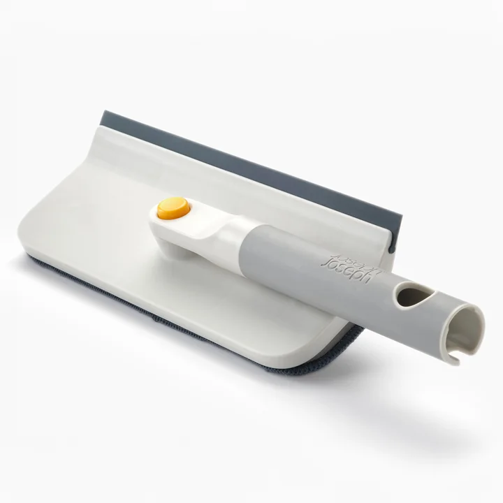 Joseph Joseph - CleanTech raclette et essuie-vitre en microfibre 2 en 1, stone