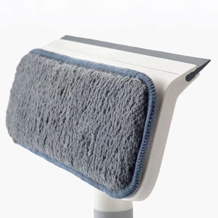 Joseph Joseph - CleanTech raclette et essuie-vitre en microfibre 2 en 1, stone