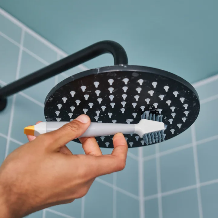 Joseph Joseph - CleanTech 3-en-1 Petite brosse de nettoyage avec manche, light stone