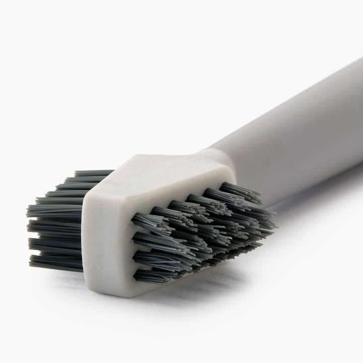 Joseph Joseph - CleanTech 3-en-1 Petite brosse de nettoyage avec manche, light stone