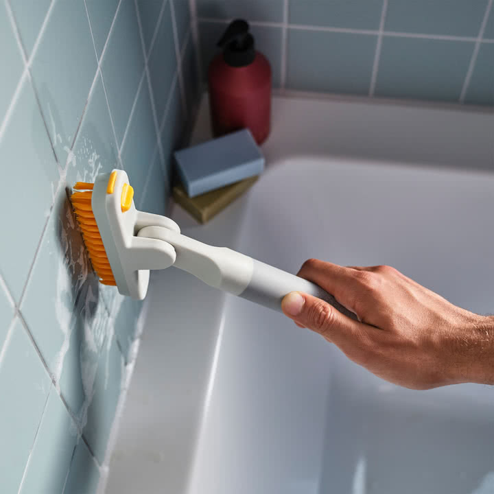 Joseph Joseph - Brosse à récurer CleanTech, light stone