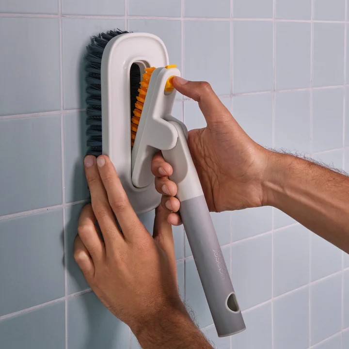 Joseph Joseph - Brosse à récurer CleanTech, light stone