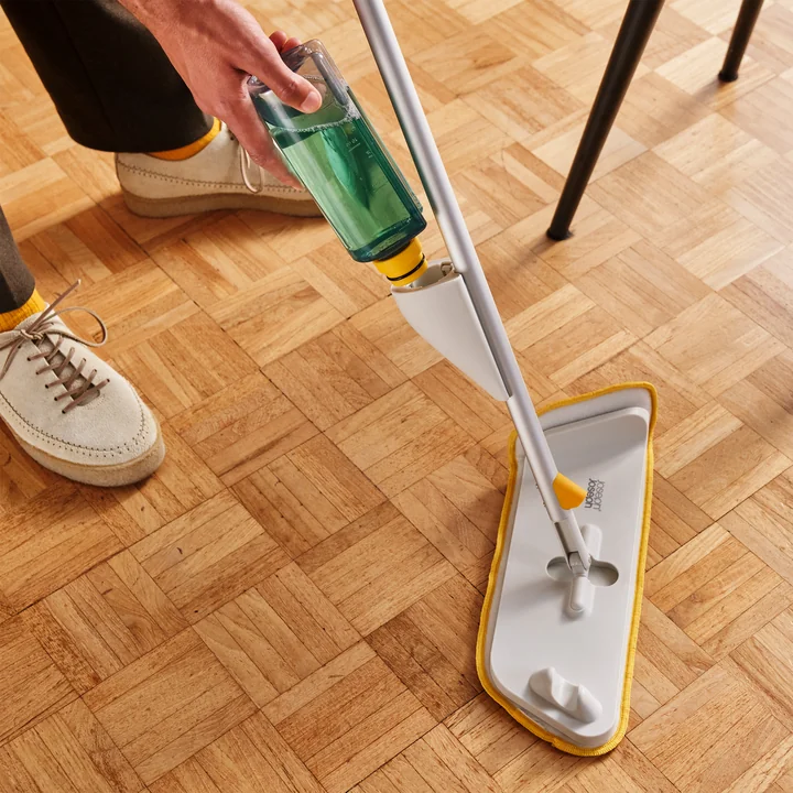 Joseph Joseph - CleanTech Tampon de pulvérisation avec éponge à récurer, light stone