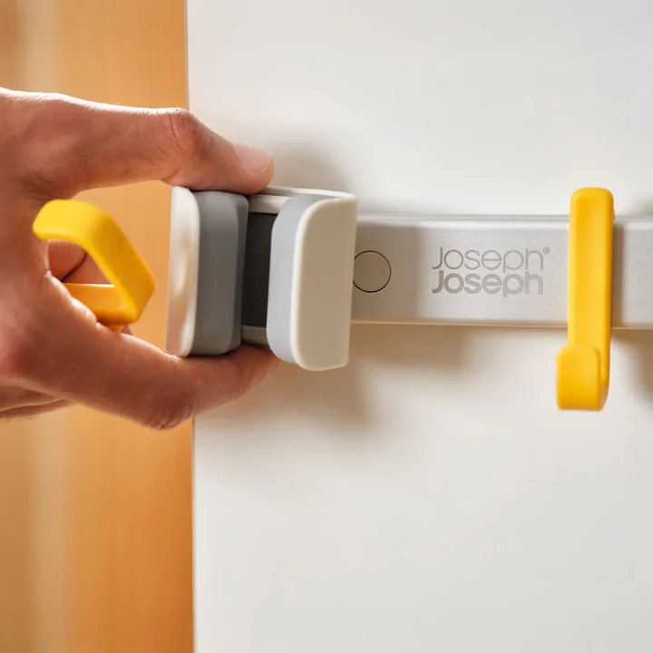 Joseph Joseph - CleanTech support mural pour appareils de nettoyage, argenté