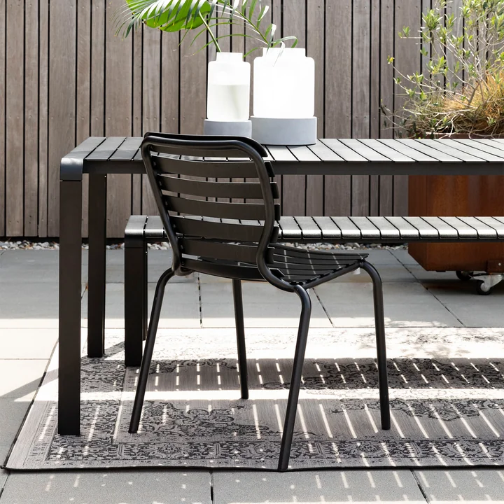 Zuiver - Vondel Chaise de jardin, noir
