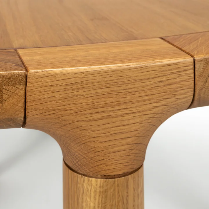 Zuiver - Storm Table de salle à manger, ronde, chêne