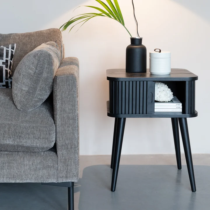 Zuiver - Barbier Table d'appoint, noir