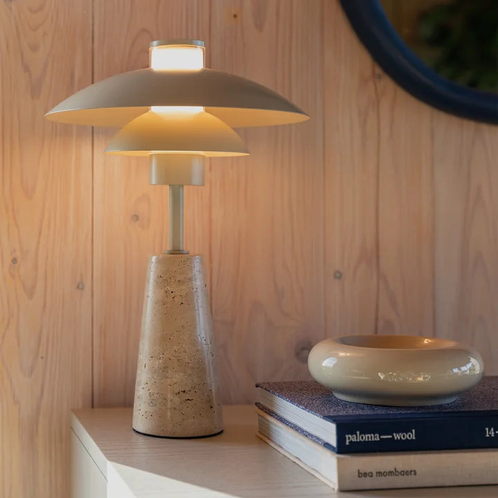Zuiver - Cole Lampe de table LED, beige