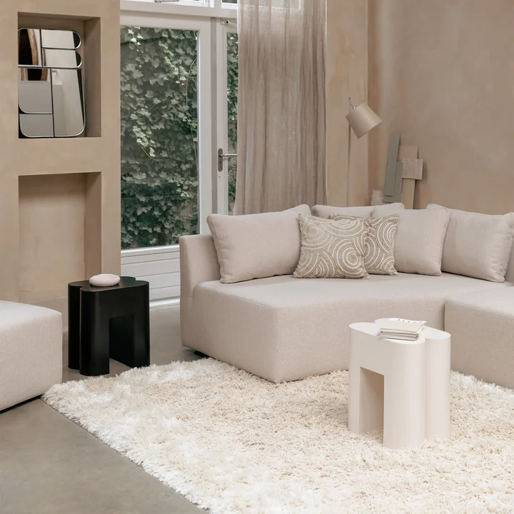 Zuiver - Curly Tapis, 200 x 290 cm, beige