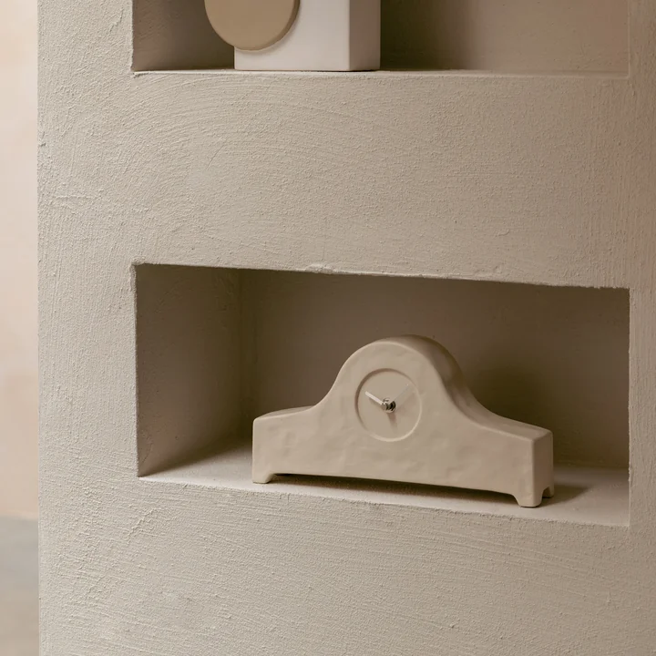 Zuiver - Grandma Horloge de table, blanc