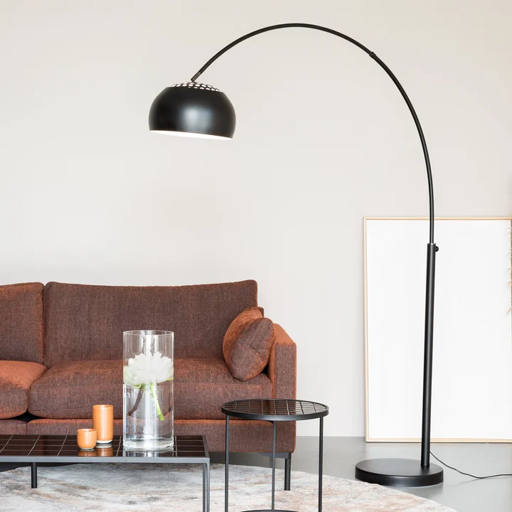 Zuiver - Metal Bow Lampadaire, noir