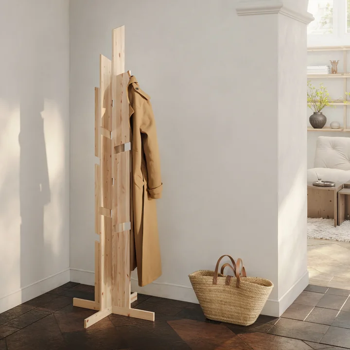 Karup Design - Keeper Portemanteau, H 186 cm, pin naturel