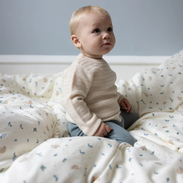 Cam Cam Copenhagen - Linge de lit, 140 x 200, 60 x 65 cm, blueberries