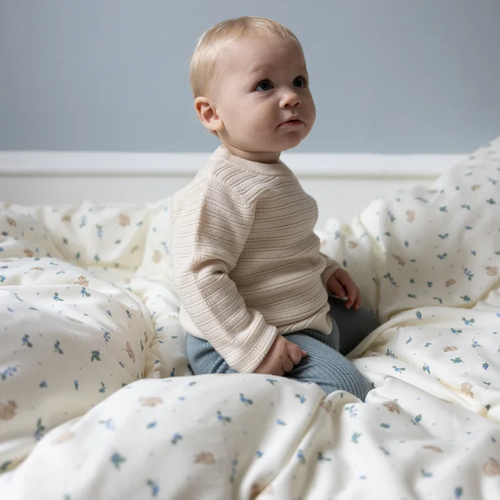 Cam Cam Copenhagen - Junior Linge de lit, 100 x 140 cm, blueberries