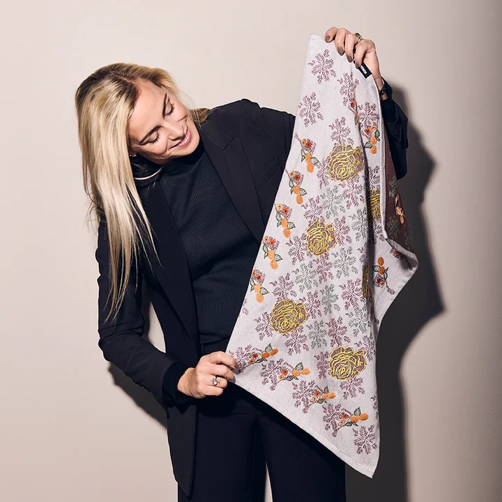 Humdakin - Torchon en coton bio, 45 x 70 cm, magnificence