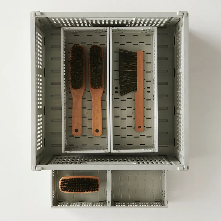 HAY - Corbeilles Colour Crate, grises