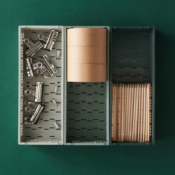 HAY - Colour Crate Panier Mini Oblong, recyclé