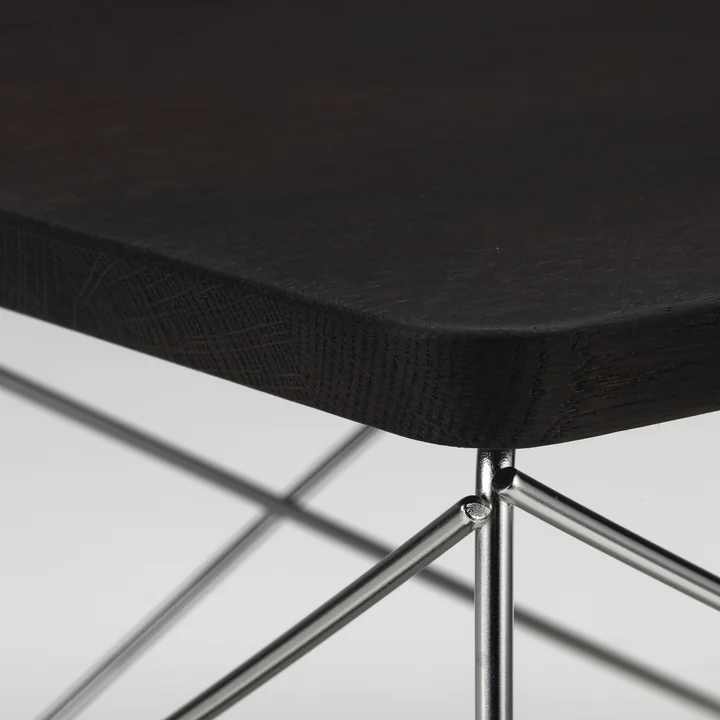 Vitra - Eames Occasional Table LTR , chêne foncé / acier inoxydable
