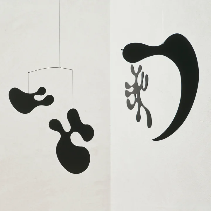 Vitra - Eames Plywood Mobile, modèles AL et C, noir