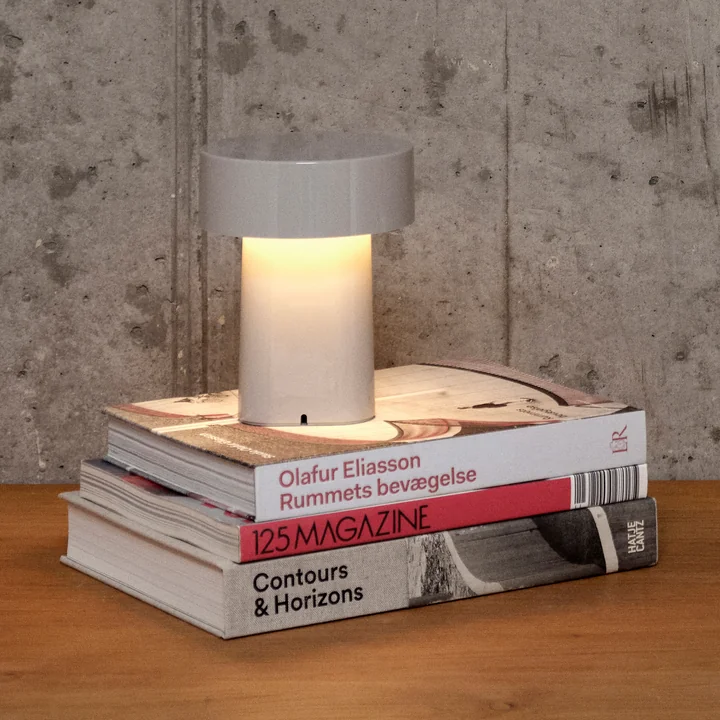 Zone Denmark - Lampe à accu Oblong LED, warm grey