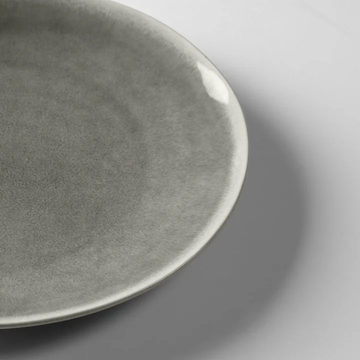 Broste Copenhagen - Nordic Rain Assiette creuse, Ø 15 x H 2 cm, gris