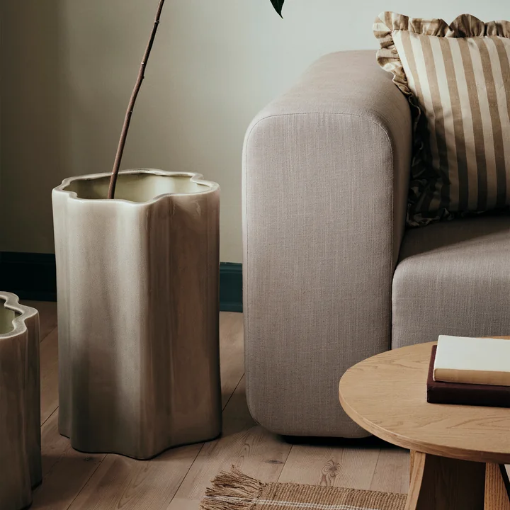 Broste Copenhagen - Sonja Cache-pot, H 55 cm, gris