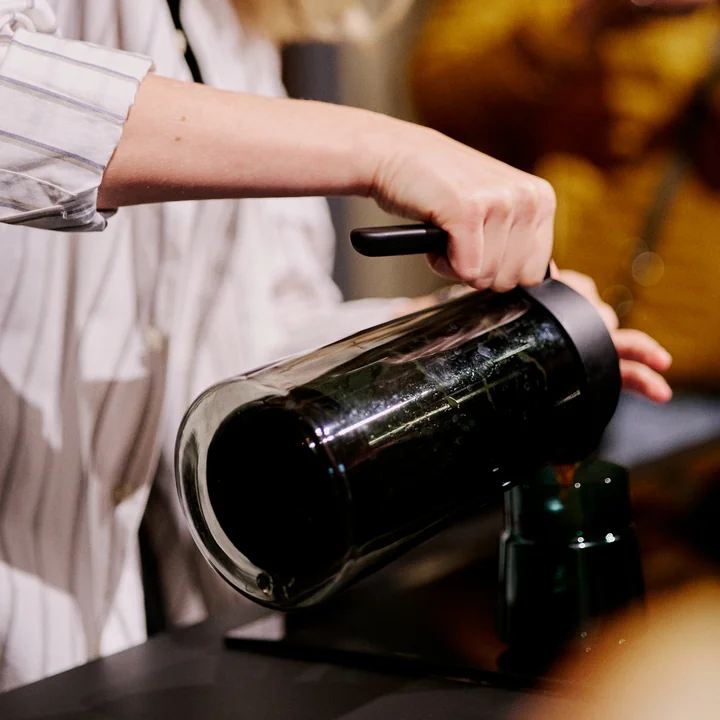 Jacob Jensen - Pot à filtre pressé, 0,8 l, noir