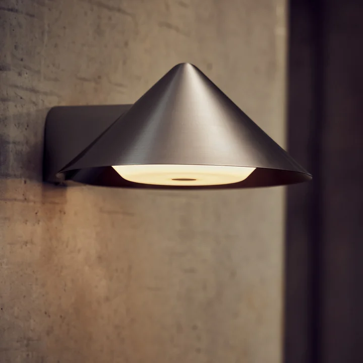 Frandsen - Grasp Applique murale LED rechargeable, acier inoxydable brossé