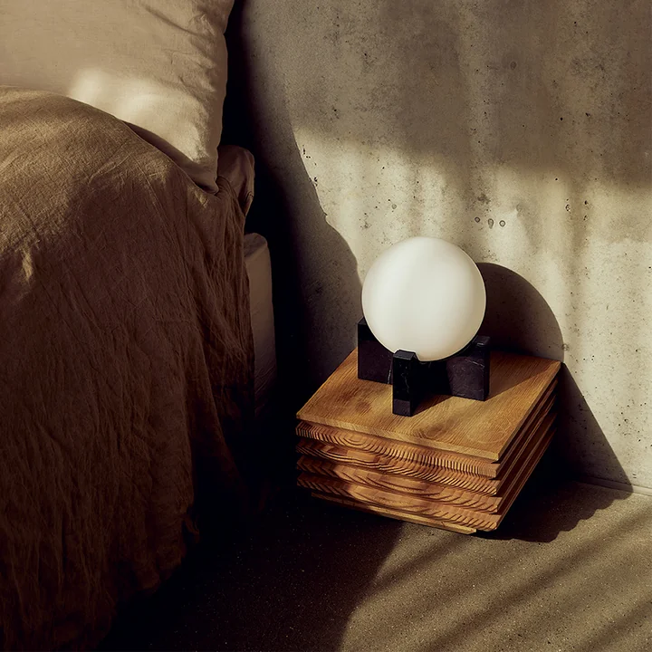 Frandsen - Hito Lampe de table / applique murale, noir-blanc