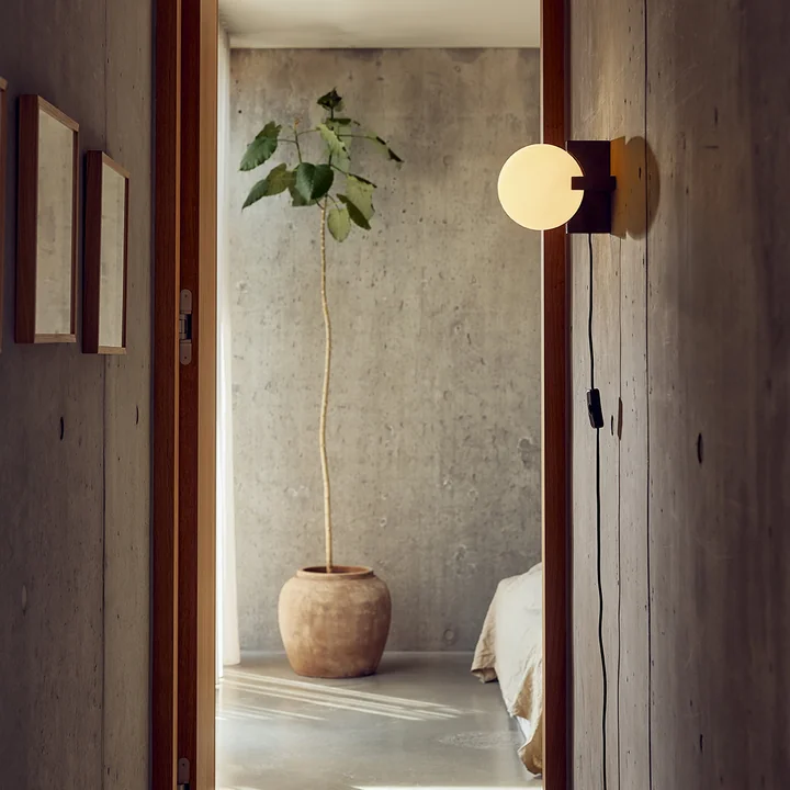 Frandsen - Hito Lampe de table / applique murale, noir-blanc